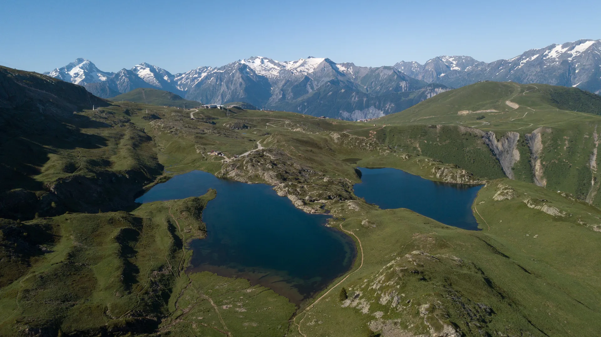 Lacs d'altitude près de l'Alpe d'Huez